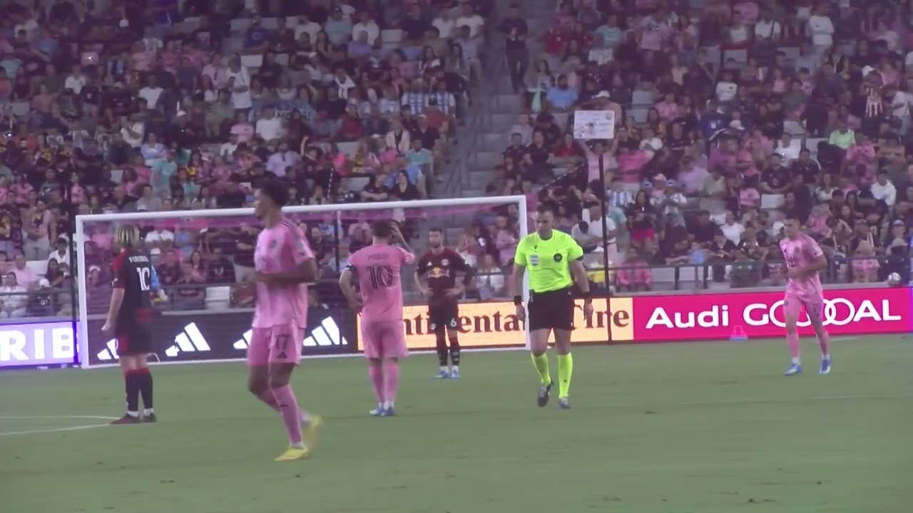 Inter Miami CF égalise juste avant la pause grâce à Mateo Silvetti (45+1’) | 1-1 New York Red Bulls