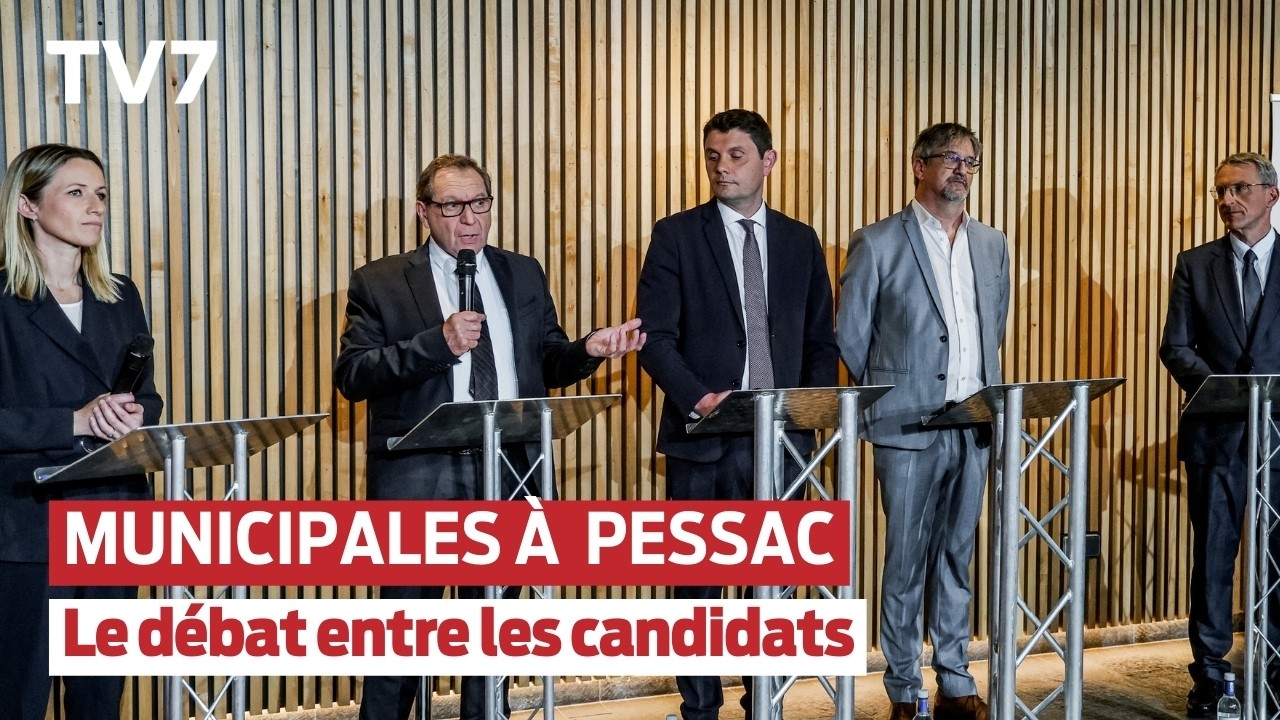 Municipales 2026 à Pessac : Le débat entre les candidats