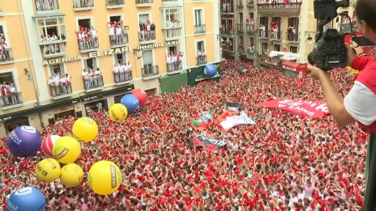 "La meilleure fête d'Espagne": coup d'envoi de la San Fermin à Pampelune | AFP