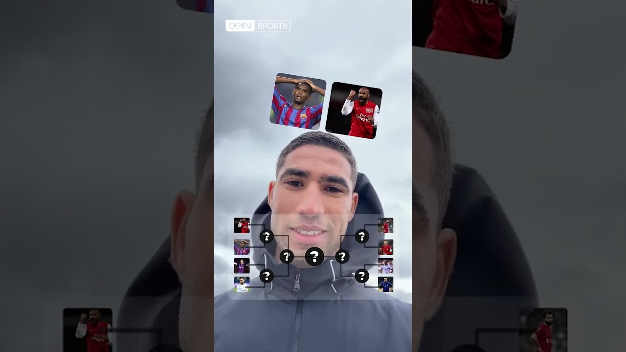 🤔🐐 Qui est le GOAT pour Achraf HAKIMI ? #shorts