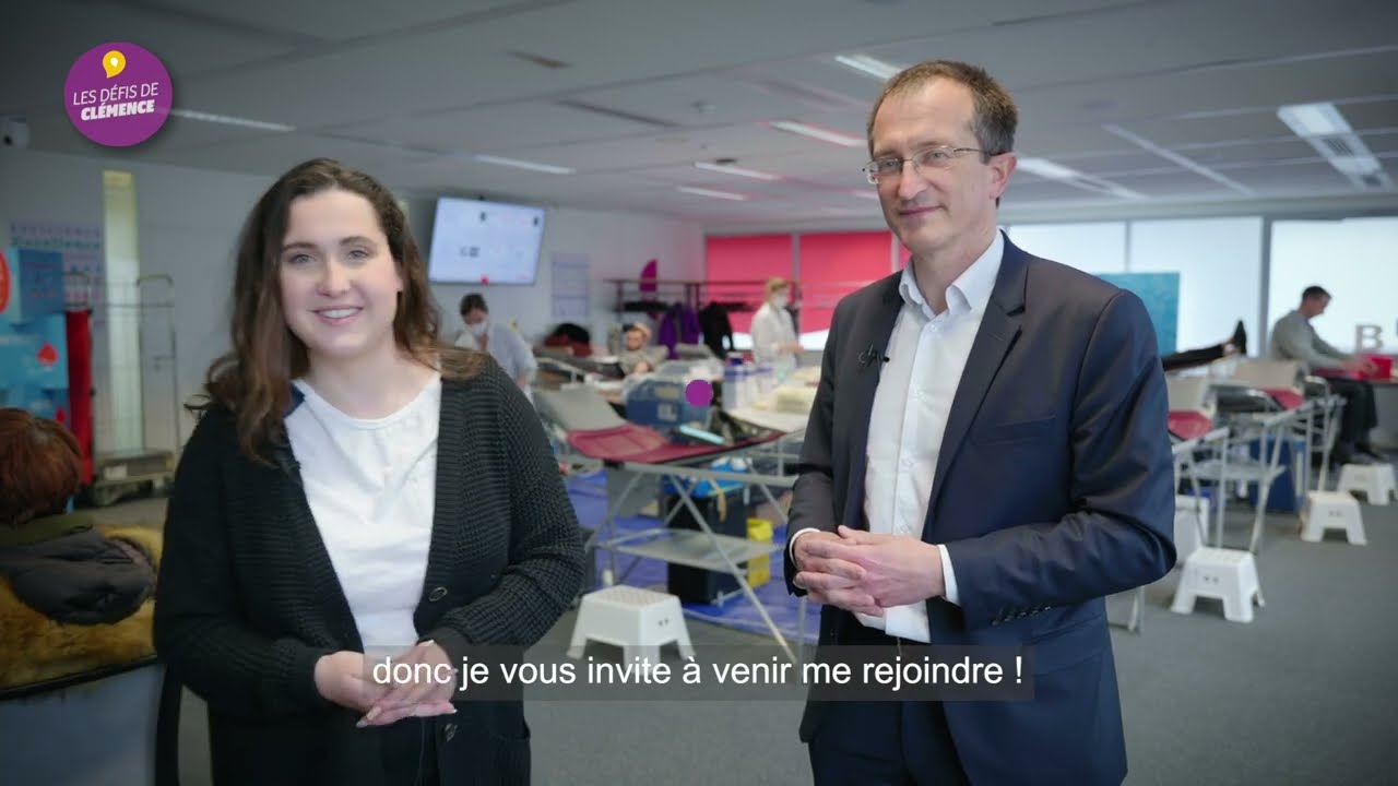 Les défis de Clémence : faire un don de sang