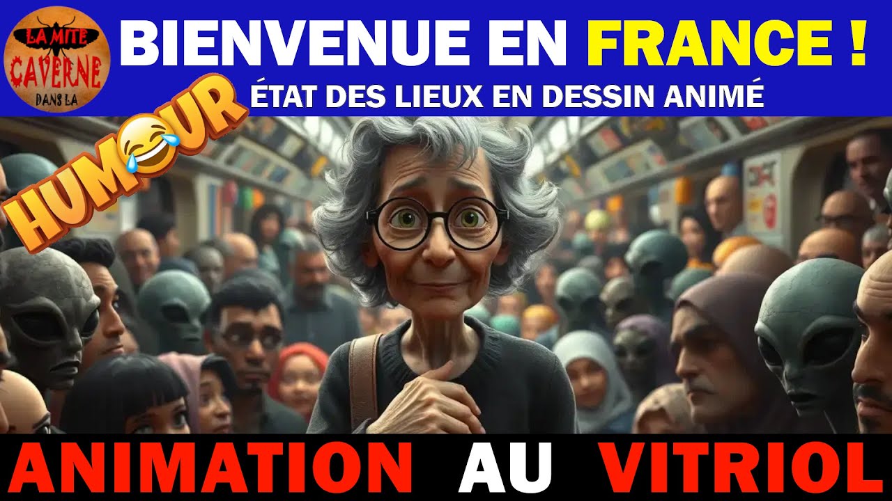 HUMOUR! L'état de la FRANCE en dessin Animé...