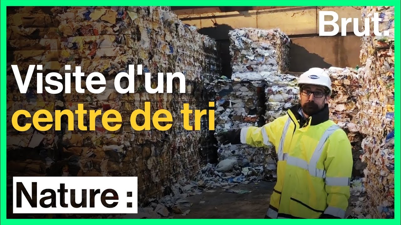 Visite d'un centre de tri en région parisienne