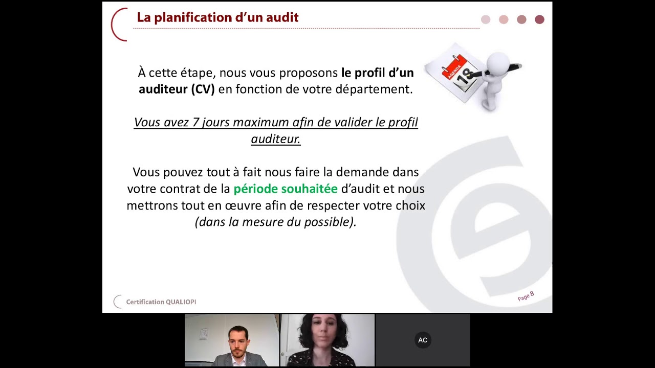 Les différentes étapes de la certification Qualiopi