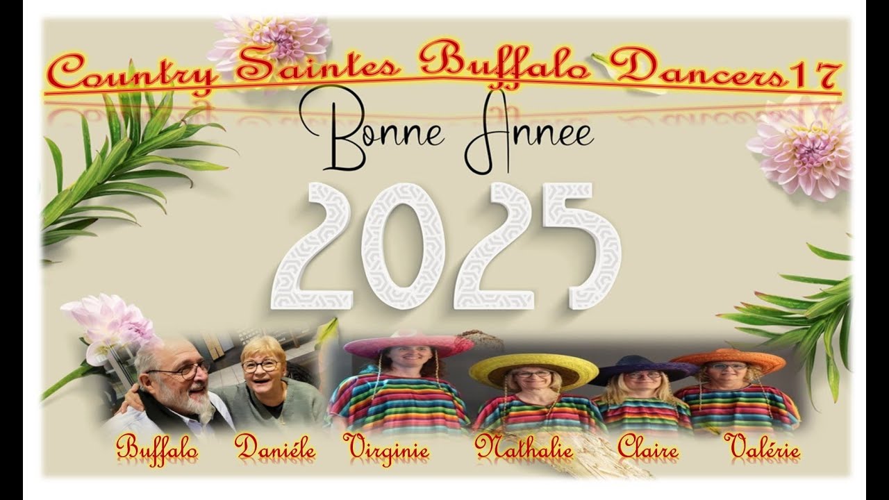 Bonne année 2025 Country Saintes Buffalo Dancers 17