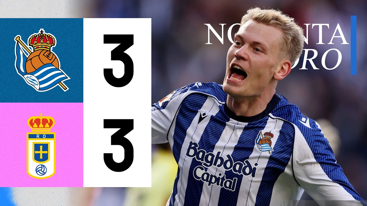 NOVENTA DE ORO | REAL SOCIEDAD 3-3 REAL OVIEDO