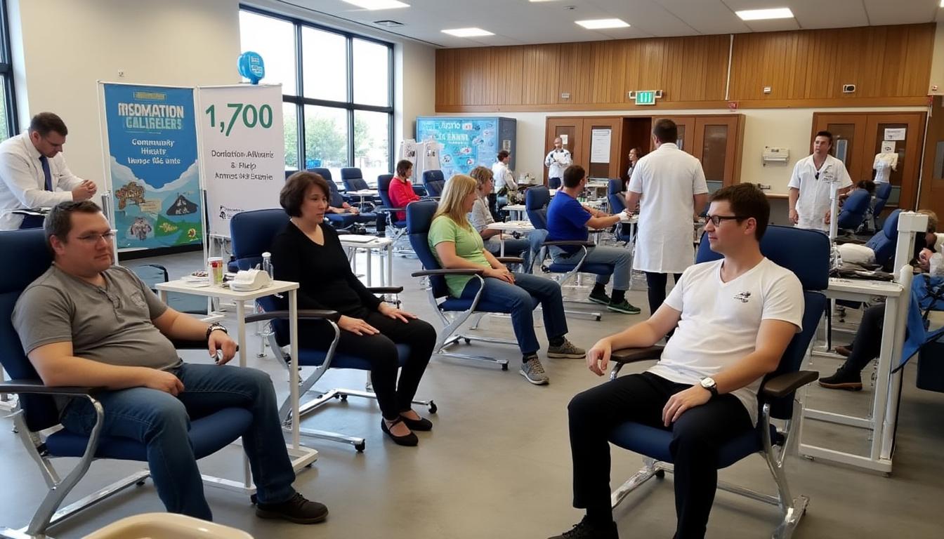 à saint-sébastien-sur-loire, 1 708 donneurs se sont mobilisés lors de seize collectes de sang, contribuant ainsi à sauver de nombreuses vies.